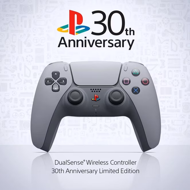 GameStop Sony DualSense Wireless Controller for PlayStation 5 - 30th Anniversary Limited Edition