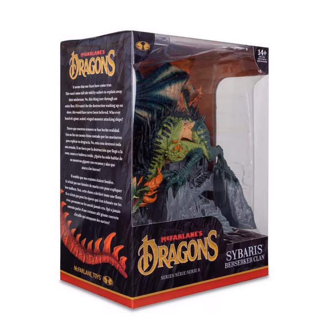 GameStop McFarlane Toys Dragons Series 8 Sybaris (Berserker Clan) 11-in Statue
