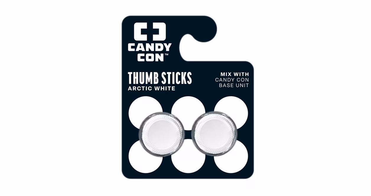 GameStop CANDY CON Thumb Stick - Arctic White GameStop Exclusive