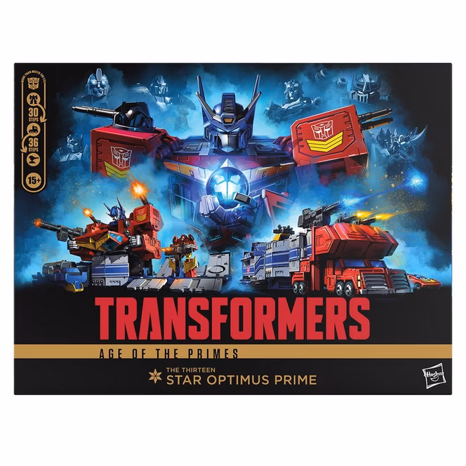 GameStop Hasbro Transformers Generations Age of the Primes Titan Class Star Optimus Prime 15-in Action Figure