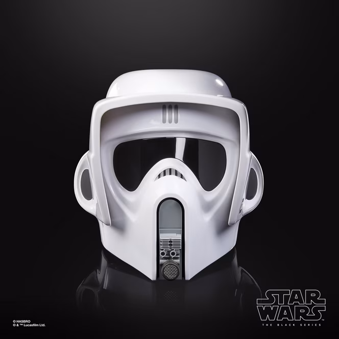 GameStop Hasbro Star Wars: The Black Series Scout Trooper Premium Electronic Helmet
