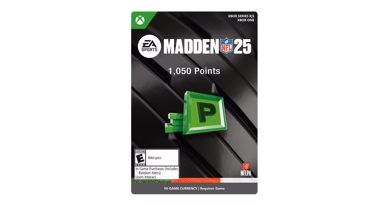 GameStop Madden NFL 25: 1050 Madden Points - Xbox Series X/S