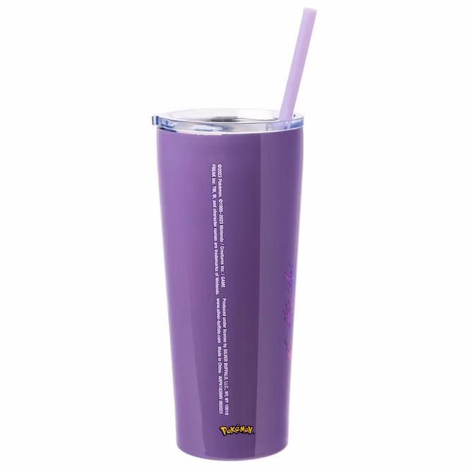 GameStop Pokemon Gengar Double Walled Stainless Steel 22oz Tumbler