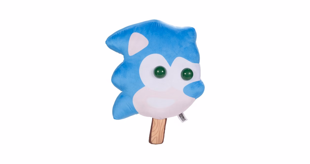 GameStop Jakks Pacific Sonic the Hedgehog Sonic Ice Cream Bar 18-in Plush Comic Con 2024 Exclusive