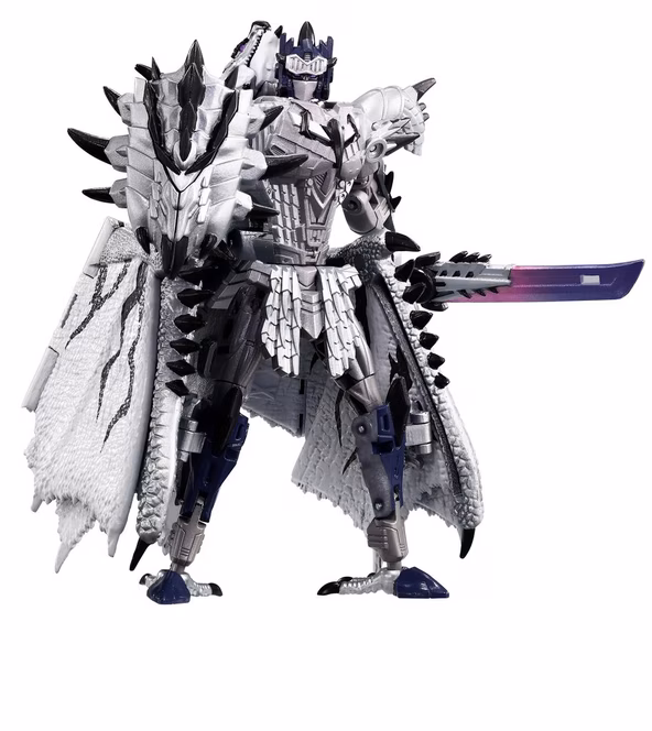 GameStop Hasbro Takara Tomy Transformers X Monster Hunter Silver Rathalos Prime 5.3-in Action Figure