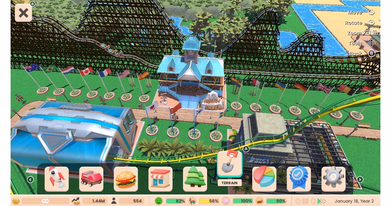 GameStop RollerCoaster Tycoon Adventures Deluxe - PlayStation 5
