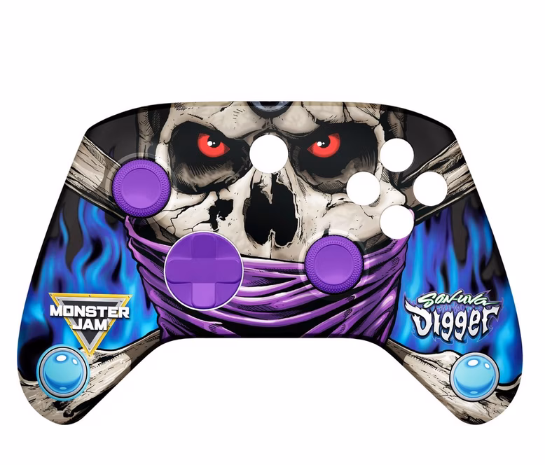 GameStop CANDY CON Monster Jam Son Uva Combo Pack Licensed Controller Kit GameStop Exclusive