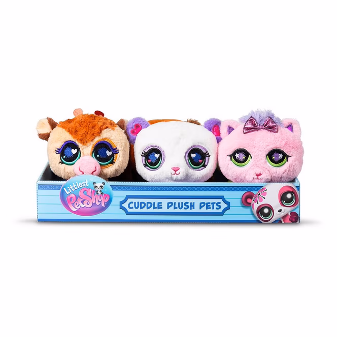 GameStop Littlest Pet Shop 6-in Cuddle Plush Pets (Styles May Vary)