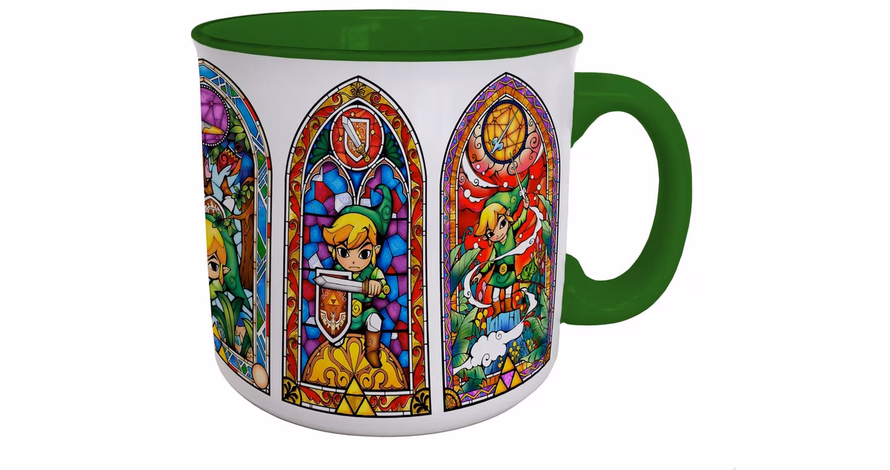GameStop The Legend of Zelda - Stained Glass 20oz Mug