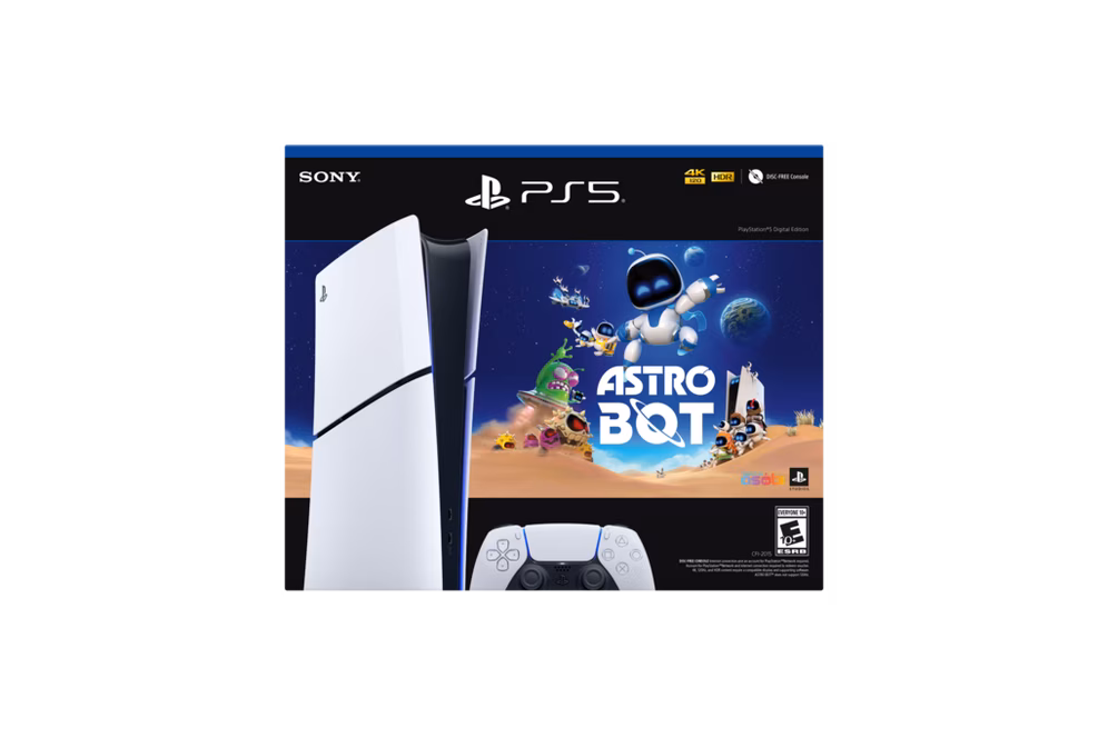 GameStop Sony PlayStation 5 Digital Edition ASTRO BOT Bundle