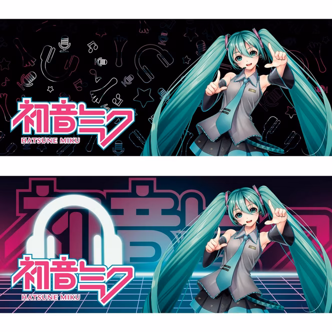 GameStop ABYstyle Hatsune Miku Heat Change Black Mug