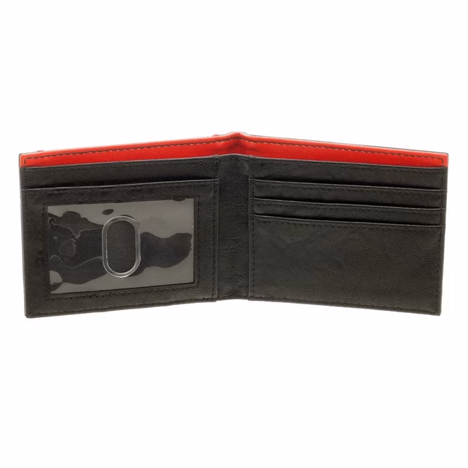 GameStop Marvel Deadpool Metal Badge Bifold Wallet