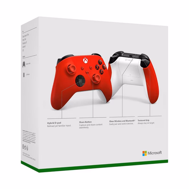 GameStop Microsoft Xbox Series X Pulse Red Controller