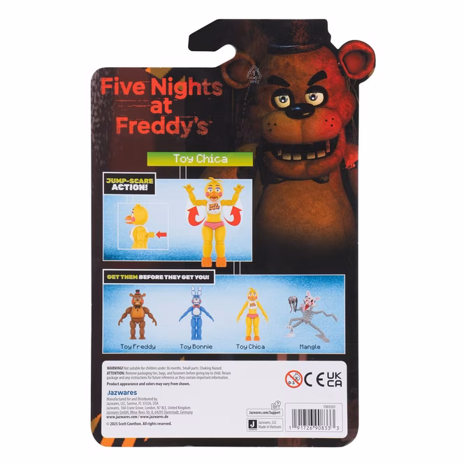 GameStop Jazwares Five Nights at Freddy's 2 Toy Chica 5-in Action Figure