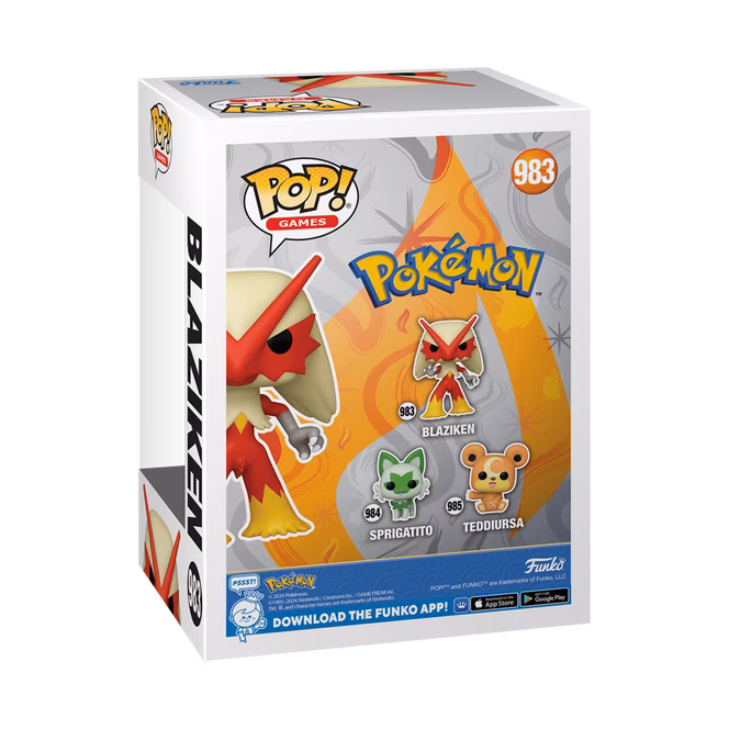 GameStop Funko POP! Games: Pokemon Blaziken 4.85-in Vinyl Figure