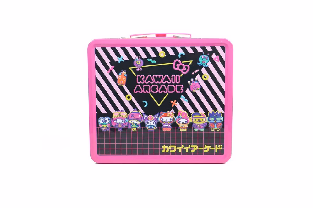 GameStop Hello Kitty Kawaii Arcade Lunch Box with Beverage Container