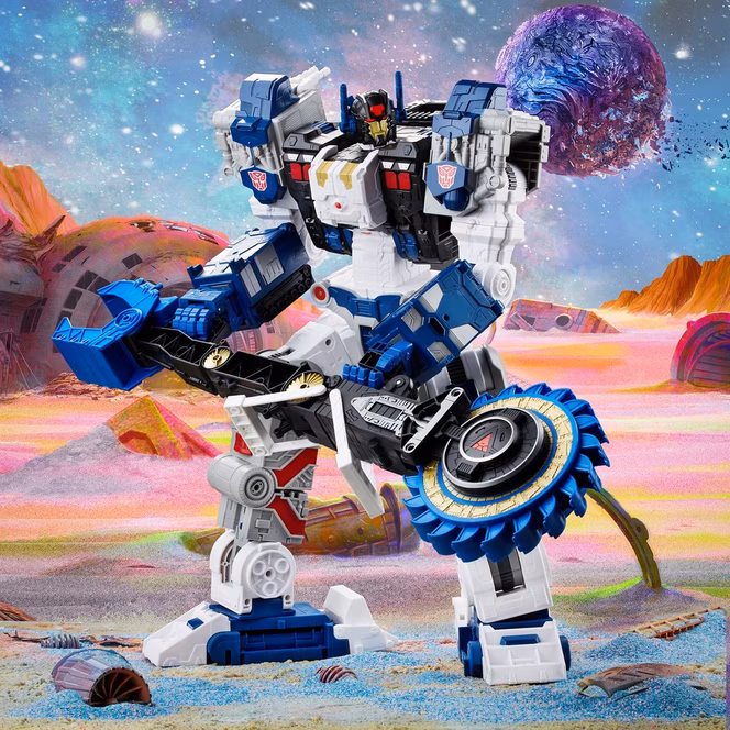 GameStop Toynk Transformers: Generations Legacy Series Titan Cybertron Universe Metroplex 22-in Action Figure