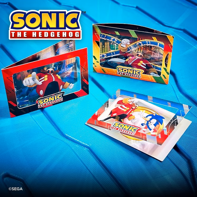 GameStop FiGPiN Sonic the Hedgehog: Cybercel Trading Cards Foil Pack (Series 2)