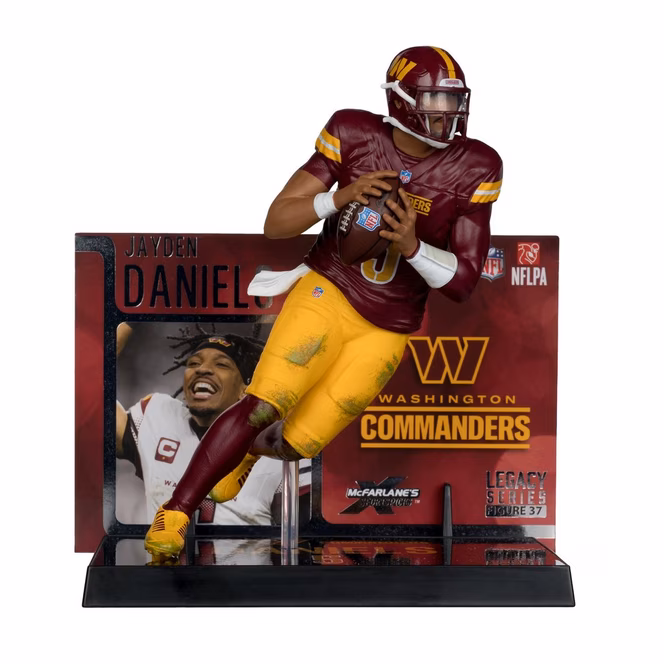 GameStop McFarlane Toys SportsPicks NFL Series Washington Commanders Jayden Daniels 7-in Figure
