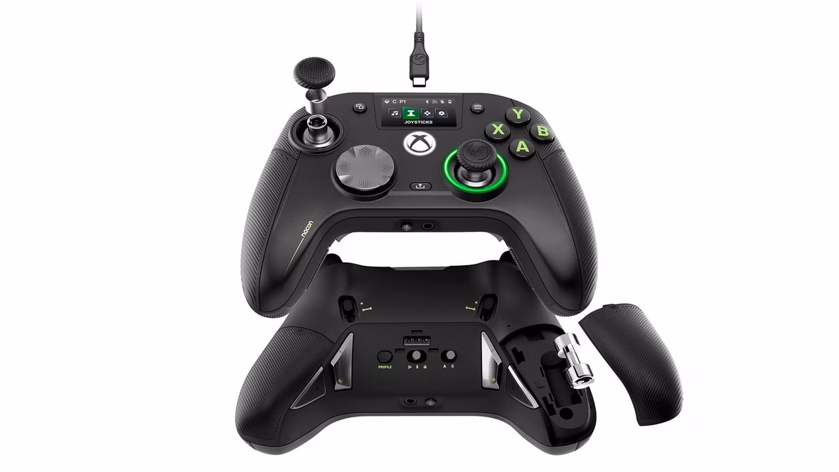 GameStop Nacon Revolution X Unlimited High-Performance Wireless Controller WIth Docking Station Designed for Xbox Series X/S, PC - Black