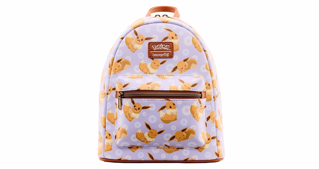 GameStop Loungefly Pokemon Eevee Floral Mini Backpack GameStop Exclusive
