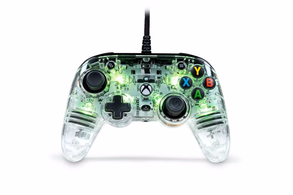 GameStop Nacon Limited Edition Colorlight Wired Controller for Xbox Series X/S, Xbox One and Windows 10/11