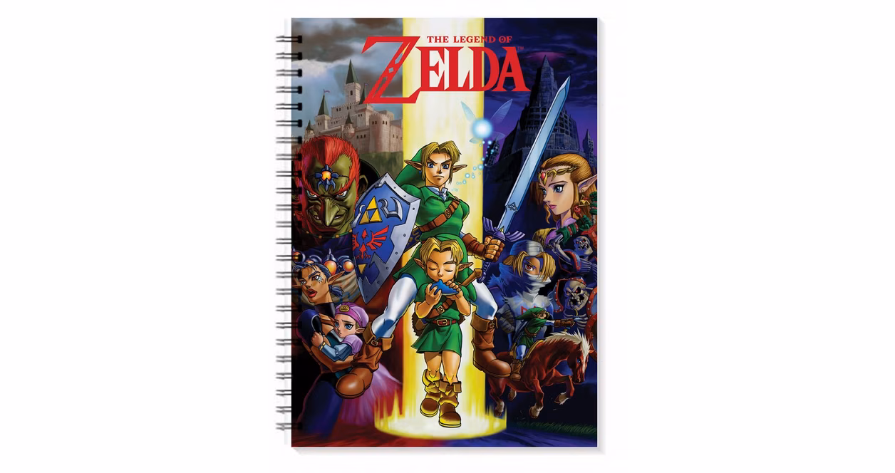 GameStop The Legend of Zelda: Ocarina of Time Collage Wiro Journal