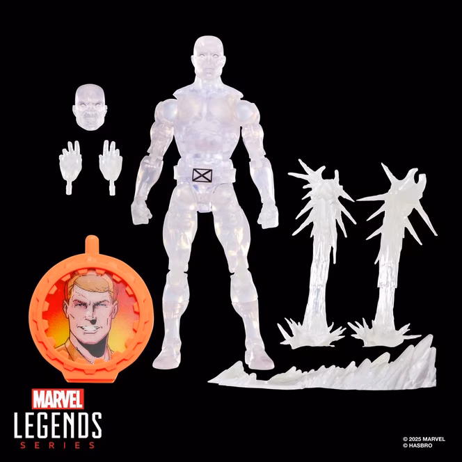 GameStop Hasbro Marvel Legends Series Secret Wars Ice Man 6-in Action Figure
