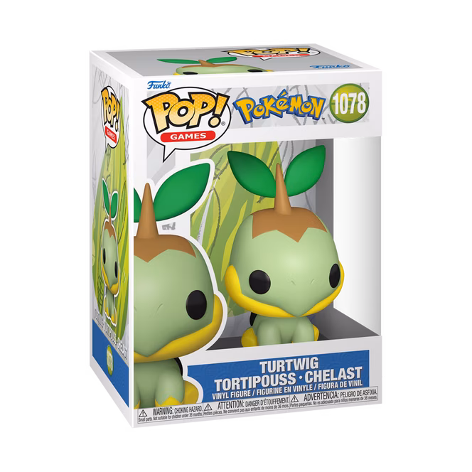 GameStop Funko POP! Games: Pokemon Turtwig 3.6-in Vinyl Figure