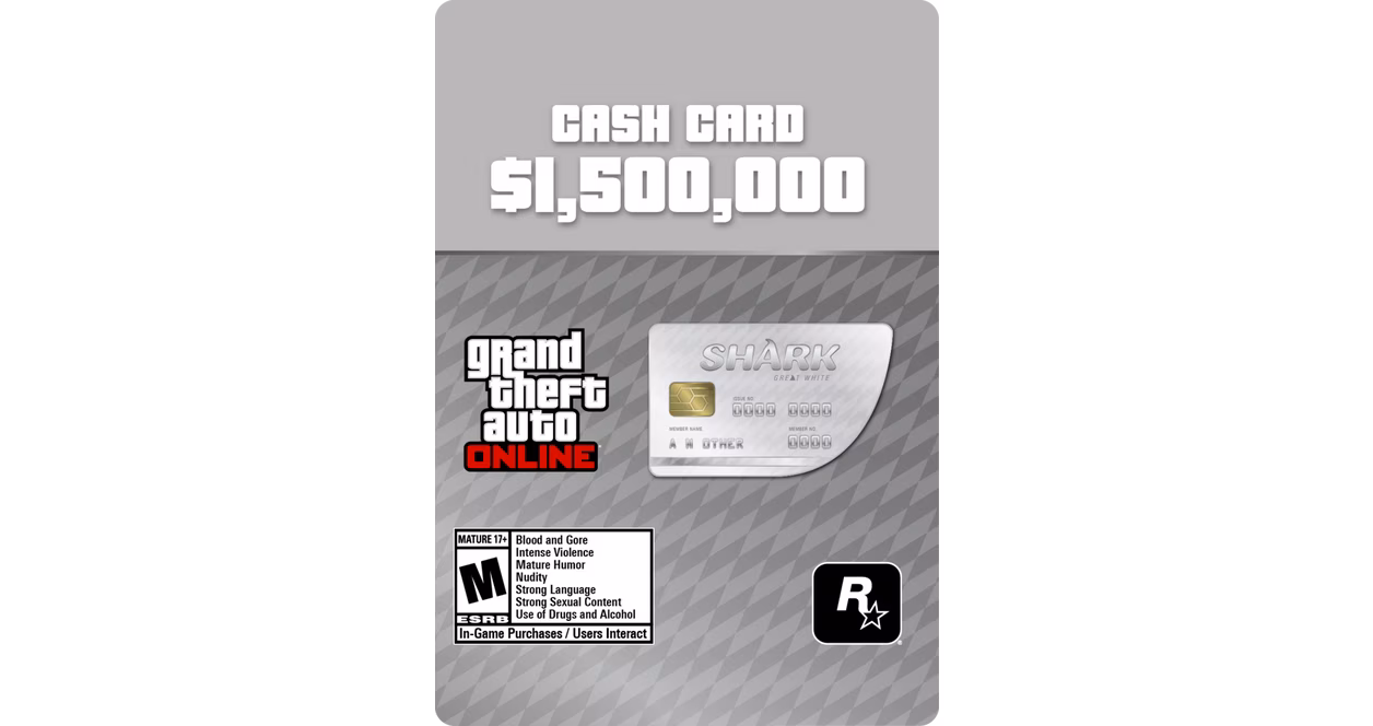 GameStop Grand Theft Auto Online: The Great White Shark Cash Card - Xbox Series X