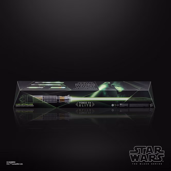 GameStop Hasbro Star Wars The Black Series Luke Skywalker Force FX Elite Lightsaber