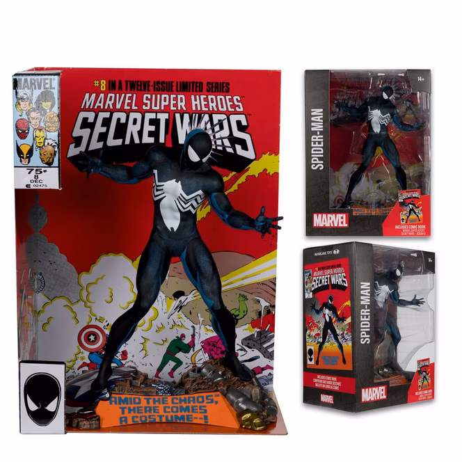 GameStop McFarlane Toys Marvel Collection Spider-Man (Marvel Secret Wars Issue 8) 1:6th Scale Figure