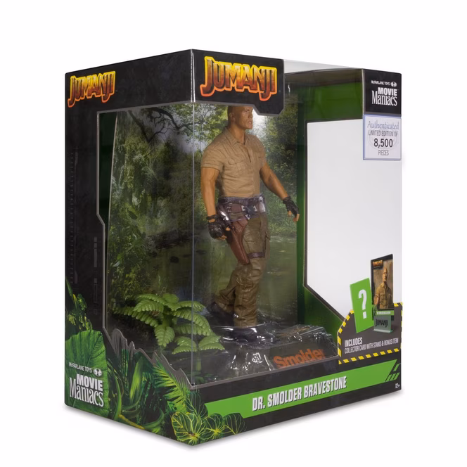GameStop McFarlane Toys Movie Maniacs: Jumanji Dr. Smolder Bravestone 6-in Statue