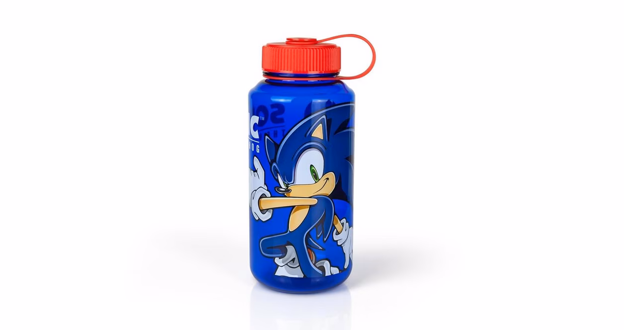 GameStop Sonic The Hedgehog 32oz Plastic Water Bottle
