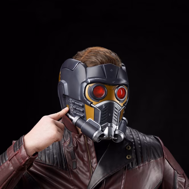 GameStop Hasbro Marvel Legends Series The Infinity Saga Star-Lord Premium Roleplay Electronic Helmet