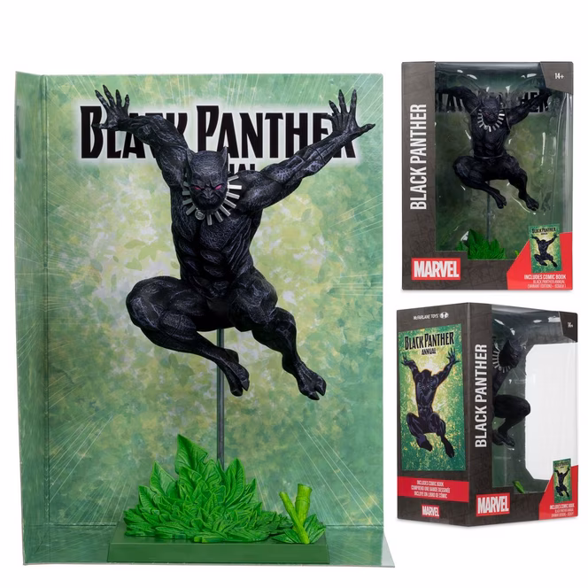 GameStop McFarlane Toys Collection Marvel Comic Black Panther - Black Panther (Issue 1) 1:6th Scale Statue