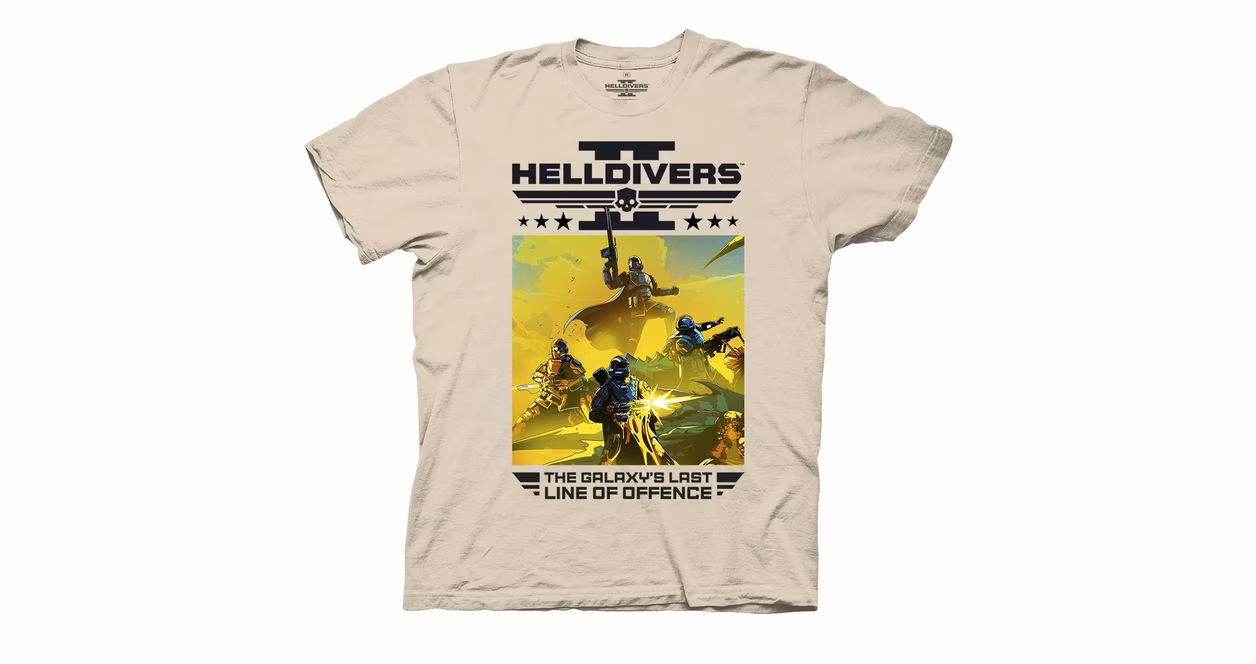 GameStop Helldivers Last Line of Offense Unisex T-Shirt GameStop Exclusive