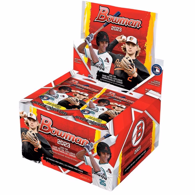 GameStop 2023 Topps Bowman MLB Baseball Retail 24-Pack Box