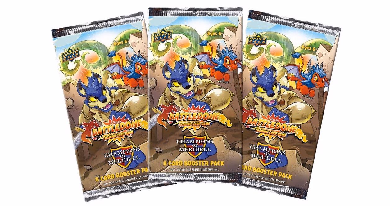 GameStop Neopets Battledome Trading Card Game Champions of Meridell Booster Pack