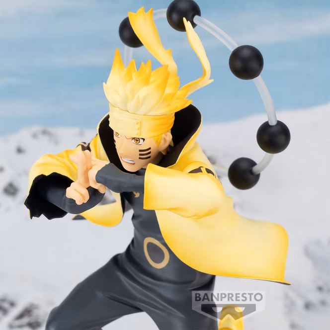 GameStop Banpresto Naruto Shippuden Vibration Stars Uzumaki Naruto V 5.1-in Statue