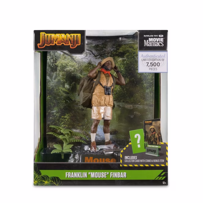 GameStop McFarlane Toys Movie Maniacs: Jumanji Franklin (Mouse) Finbar 6-in Statue