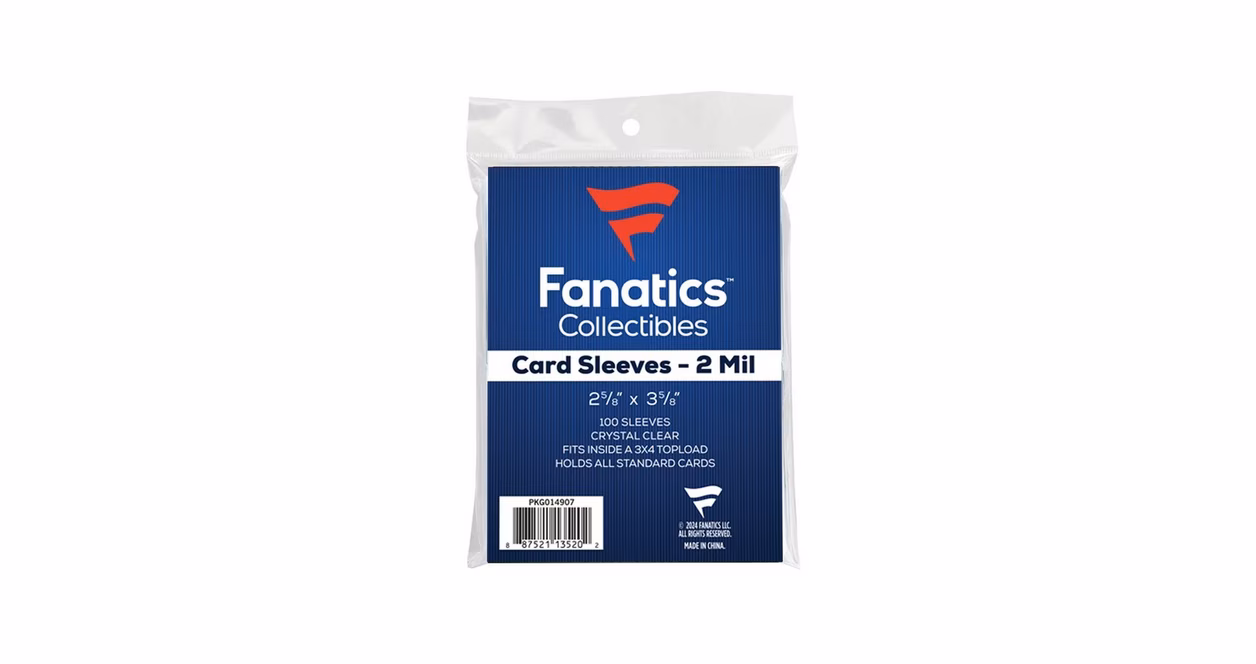 GameStop Fanatics Soft Card Sleeves (100 Count)