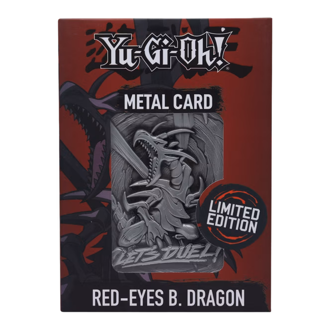 GameStop Yu-Gi-Oh! Limited Edition Red Eyes B. Dragon Metal Card