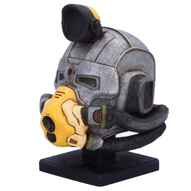GameStop Fallout Excavator Replica Helmet with Stand