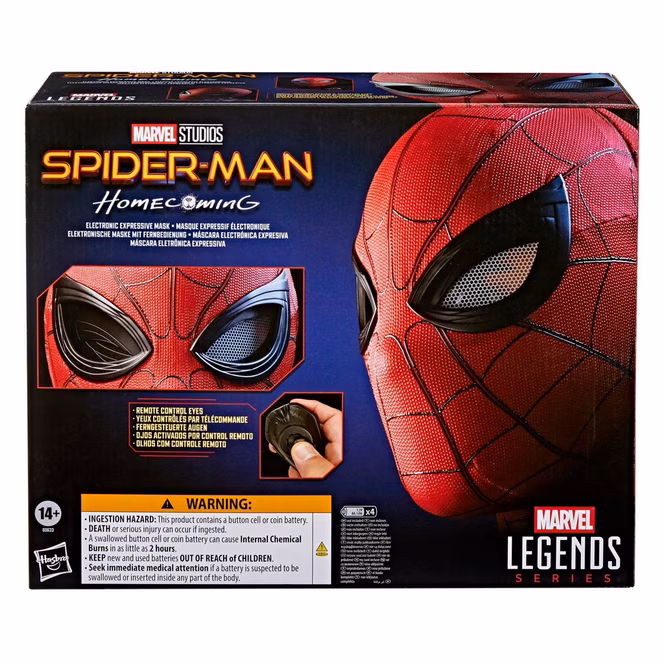 GameStop Hasbro Marvel Legends Series Spider-Man: Homecoming Premium Electronic Expressive Mask