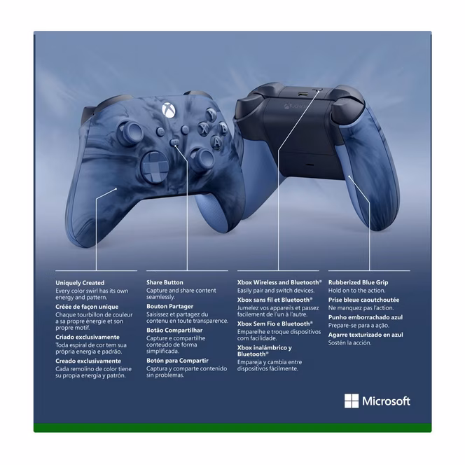 GameStop Microsoft Xbox Series X/S Wireless Controller Stormcloud Vapor Special Edition