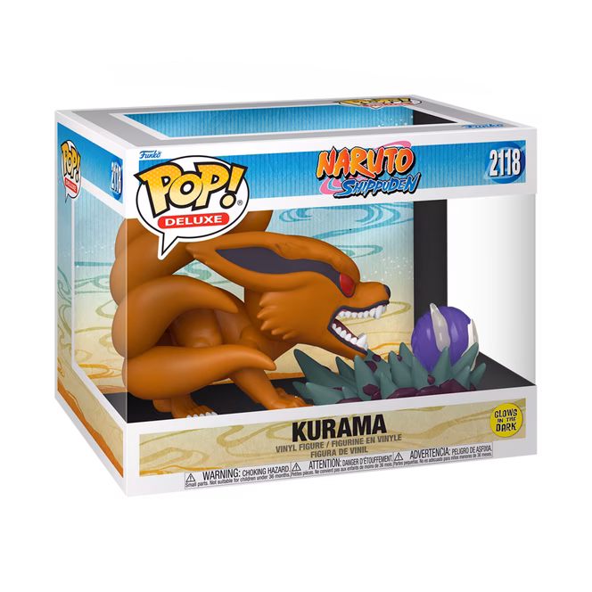 GameStop Funko POP! Deluxe: Naruto Shippuden Kurama 4.6-in Glow-in-the-Dark Vinyl Figure