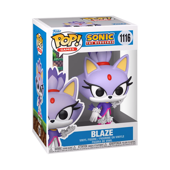 GameStop Funko POP! Games: Sonic The Hedgehog Blaze the Cat 5-in Vinyl Figure