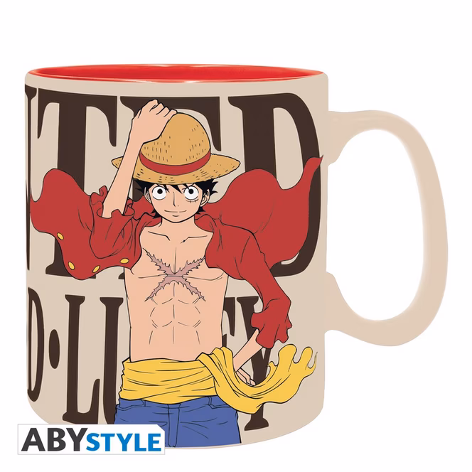 GameStop ABYstyle One Piece Luffy Mug and Coaster Gift Set