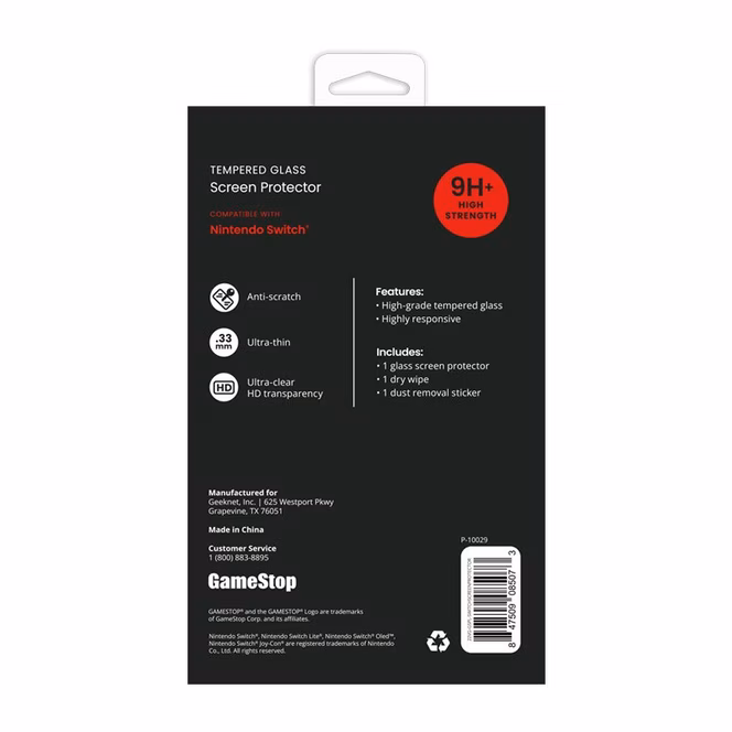GameStop GameStop Tempered Glass for Nintendo Switch